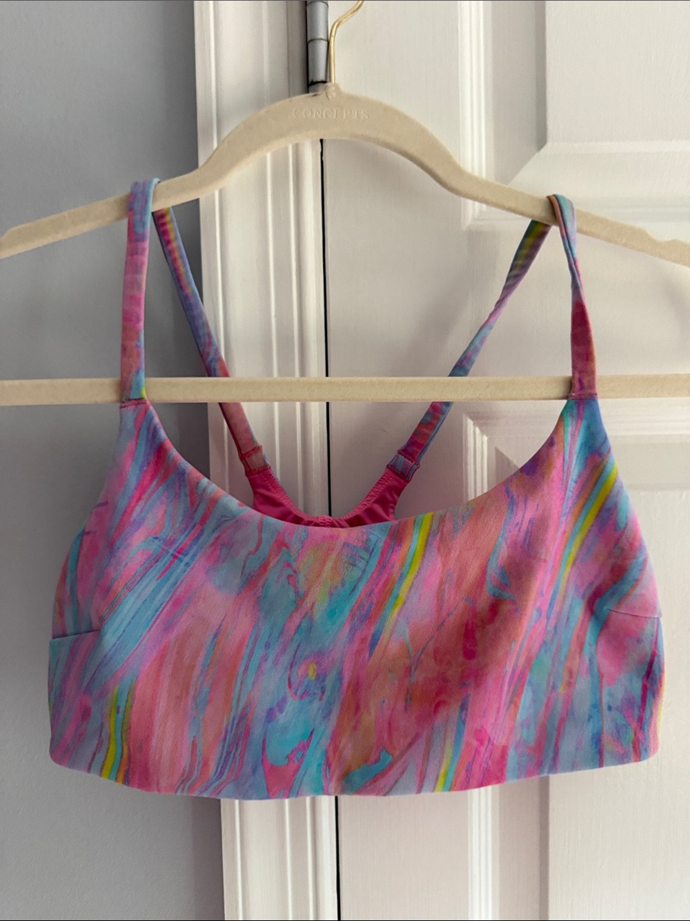 Lululemon Multicolor sports bra- Pink/Blue